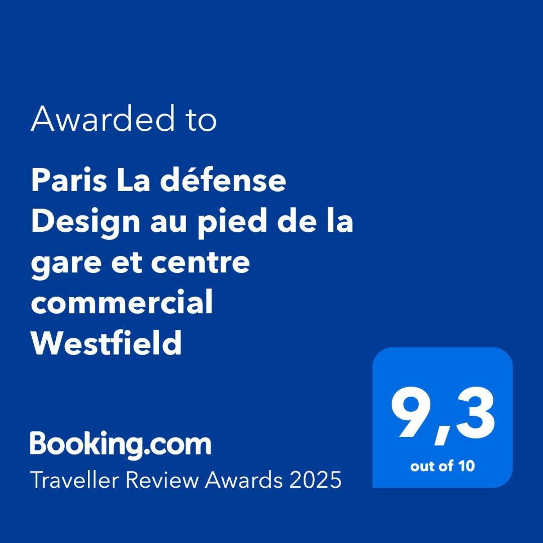 Paris La Defense Design Au Pied De La Gare Et Centre Commercial Westfield Puteaux Extérieur photo